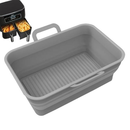 

Julam Air Fryer Silicone Pot Portable Air Fryer Oven Silicone Pot with Handle for Air Fryer and Oven qualified