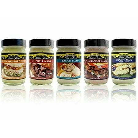Walden Farms Variety Pack Flavored Mayo - Sugar Free, Calorie Free, Fat (Calories In Best Foods Mayo)