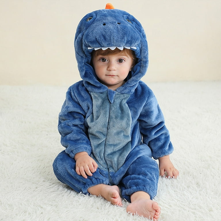 Baby Boys Darling Dragon Costume Newborn Toddler Baby Dinosaur Long Sleeve Romper Jumpsuit one eyed person Outfit Set