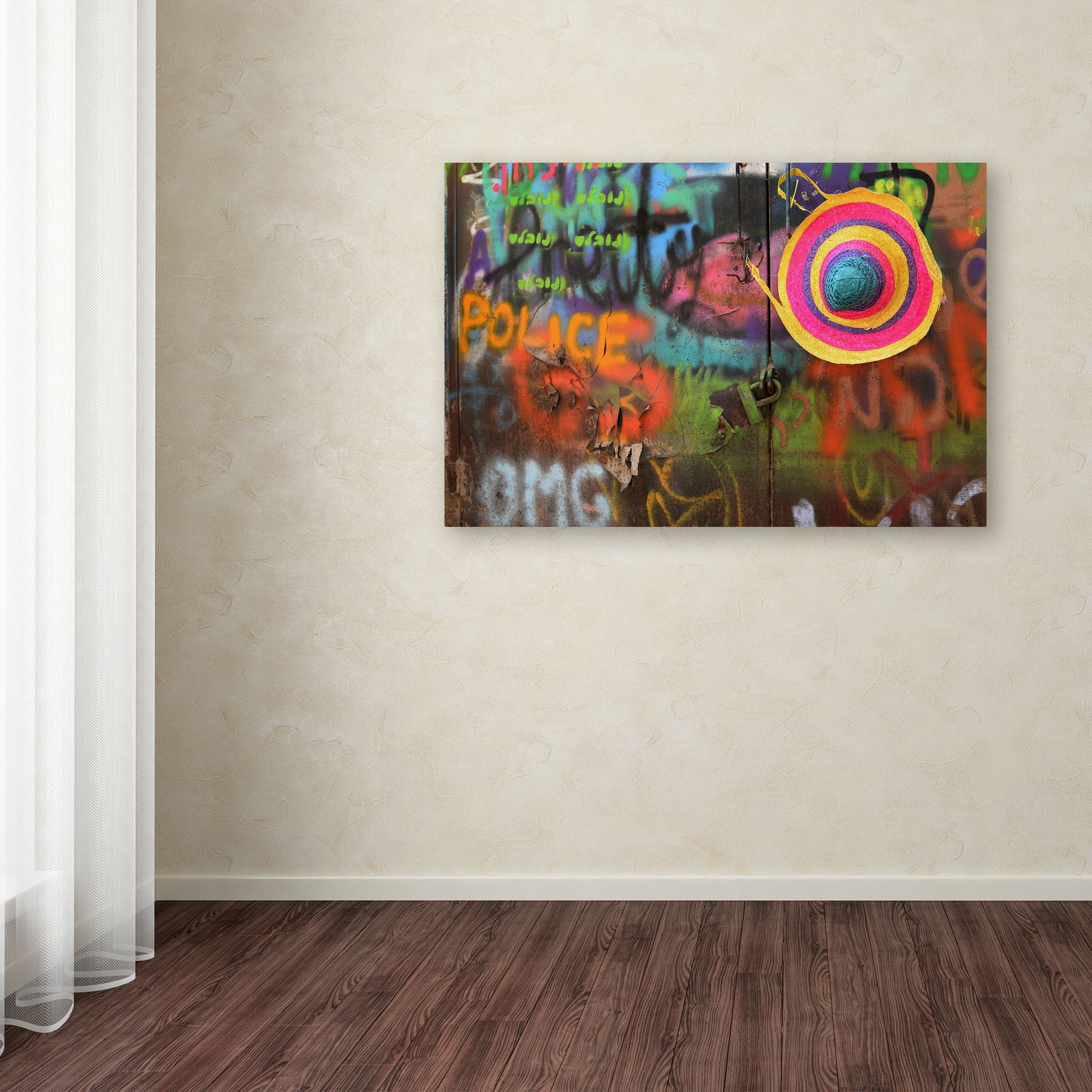 Izak Katz 'Street Colors' Canvas Art
