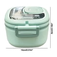 thumbnail image 3 of Ycandiee Adults Bento Lunch Box, Salad Container, Salad Bowl with Utensils, Sauce Container for Dressings, 3 of 6