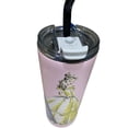 thumbnail image 4 of Princesas Disney Vaso Termo doble Pared Acero Inoxidable con tapa y Popote Rosa, 4 of 4
