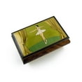thumbnail image 1 of Gorgeous Wood Inlay 30 Note Ballerina Musical Jewelry Box - Moon River, 1 of 2