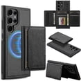 thumbnail image 1 of LC.IMEEKE L5 For Samsung Galaxy S22 Ultra 5G Magnetic Phone Case Leather Back Cover with Detachable, 1 of 5