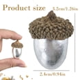 thumbnail image 3 of Artificial Large Acorn Ornaments, Faux Decorative Acorn with Natural Caps, Fake Acorn Decor, Fall Harvest Table Decoration, Thanksgiving Wreath Embellishment, Rustic Seasonal Home Craft Supply, 3 of 5