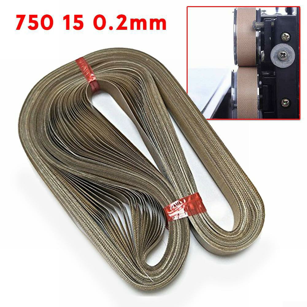 50Pcs Belt For FR900 Heat Sealing Machine Band Film Bag Sealer Strip 750 x 15mm 
