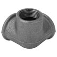 thumbnail image 3 of 5 Piezas de Hierro maleable ANGGREK Negro Fundido para tuberías Bridas en T codo Estilo Industrial, 3 of 7