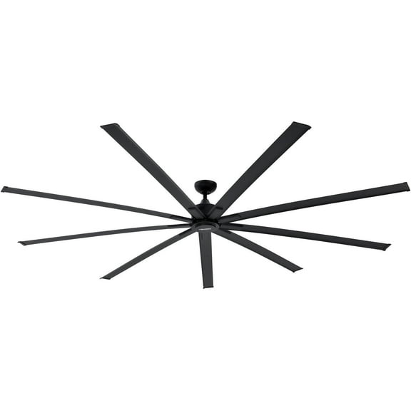 Global Industrial 96"" Industrial Ceiling Fan DC Motor 6 Speed 10500 CFM Black