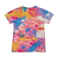 thumbnail image 5 of Utoimkio Girls Tie Dye Short Sleeve T-shirts Casual Loose Crewneck T Shirts Summer Short Sleeve Tee Tops, 5 of 6
