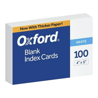 Oxford Printable Neon Index Cards, 3 x 5, Assorted, 100 per Pack