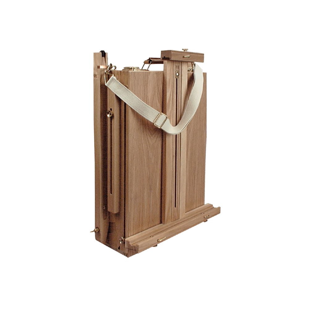 Monet French Easel for Painting - Art Stand with Pull Out Sketch Drawer, Wooden Palette & Linen Straps, Beechwood Tabletop, Holds 32" Canvases, No Assembly, Weighs 14 lbs