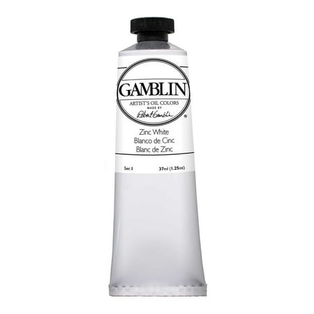 UPC: 0729911118306 | Gamblin Artist s Oil Color – Zinc White  37 ml tube