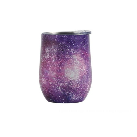 

thermos flask stainless steel thermos flask airless large capacity double layer travel thermos does not contain bisphenol A Purple