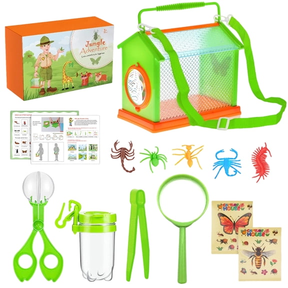 Science Exploration Set For Kids With Insect Observation Tool Magnifier Insect Catcher And Cage Box