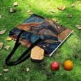 thumbnail image 6 of Ornate Moth Cosmic Floral Art Waterproof Picnic Blanket with Foldable Zipper, Suitable for Outdoor Use, Suitable for Travel, Camping, Beaches, Parks, Grasslands, Picnic Blanket Accessories, 6 of 8