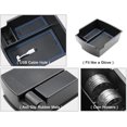 thumbnail image 3 of Center Console Accessory Organizer for 2018 2019 2020 Kona, ABS Material Armrest Box Insert Tray Glove Secondary Storage Box (Blue), 3 of 7