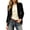 Black1, variant on Miqool Women's Blazers Business Button Lapel Long Sleeve Slim Fit Suit Casual Work Office Jacket with Pockets