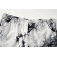 thumbnail image 5 of Beezizac Rainbow Tie Dye Pajamas for Girls 100% Cotton PJ Shorts Lounge Set Tween Size 4T, 5 of 7