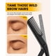 thumbnail image 4 of Tijeras para cejas BEZOX de acero inoxidable con peine para mujeres y hombres, 4 of 8