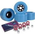 thumbnail image 4 of Cal 7 90mm 78A Longboard Flywheels + ABEC 7 Bearings and Spacers (Blue), 4 of 4