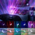 thumbnail image 2 of MLADEN Star Projector, Galaxy Projector Lighting w/Bluetooth Music Speaker & Remote Control & Time, 55 Lighting Effects ,Star Laser Projector Lamp,Bedroom Night Light Moon Projector, w/Power Adapte, 2 of 10