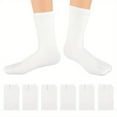 thumbnail image 2 of 6 pairs Flip Flop Socks, Elastic Tabi Socks Cotton Split Two Toe Socks Non Slip Ankle Socks with Toes for Women Men, 2 of 8