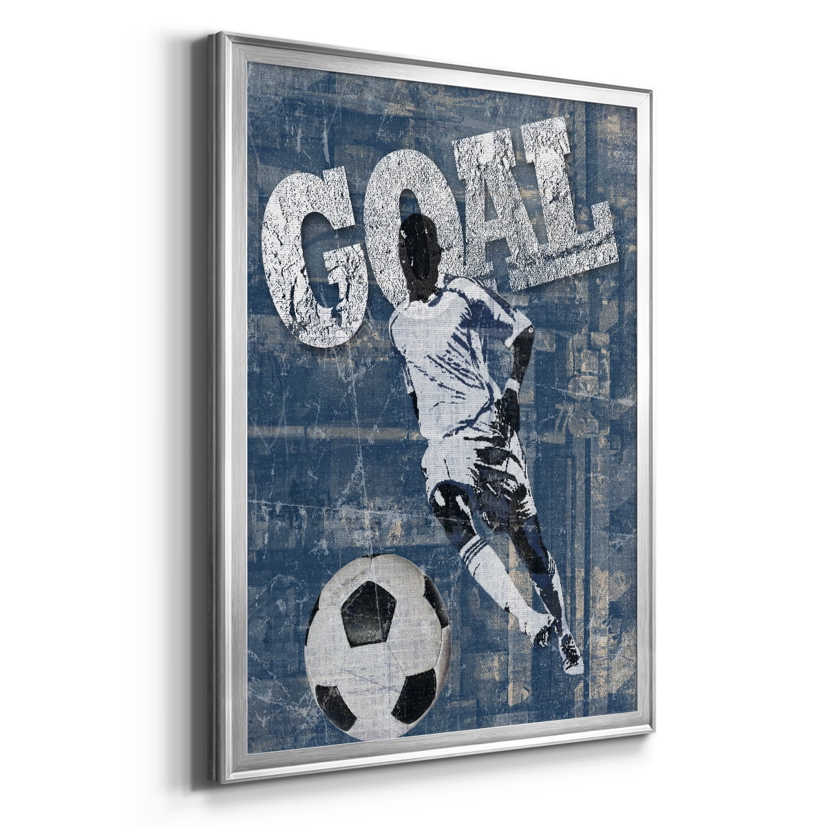 Goal Scorer Premium Framed Print - Ready to Hang