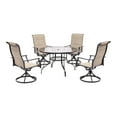 thumbnail image 2 of Mainstays Highland Knolls Padded Sling 5 Piece Outdoor Patio Dining Set, 2 of 5