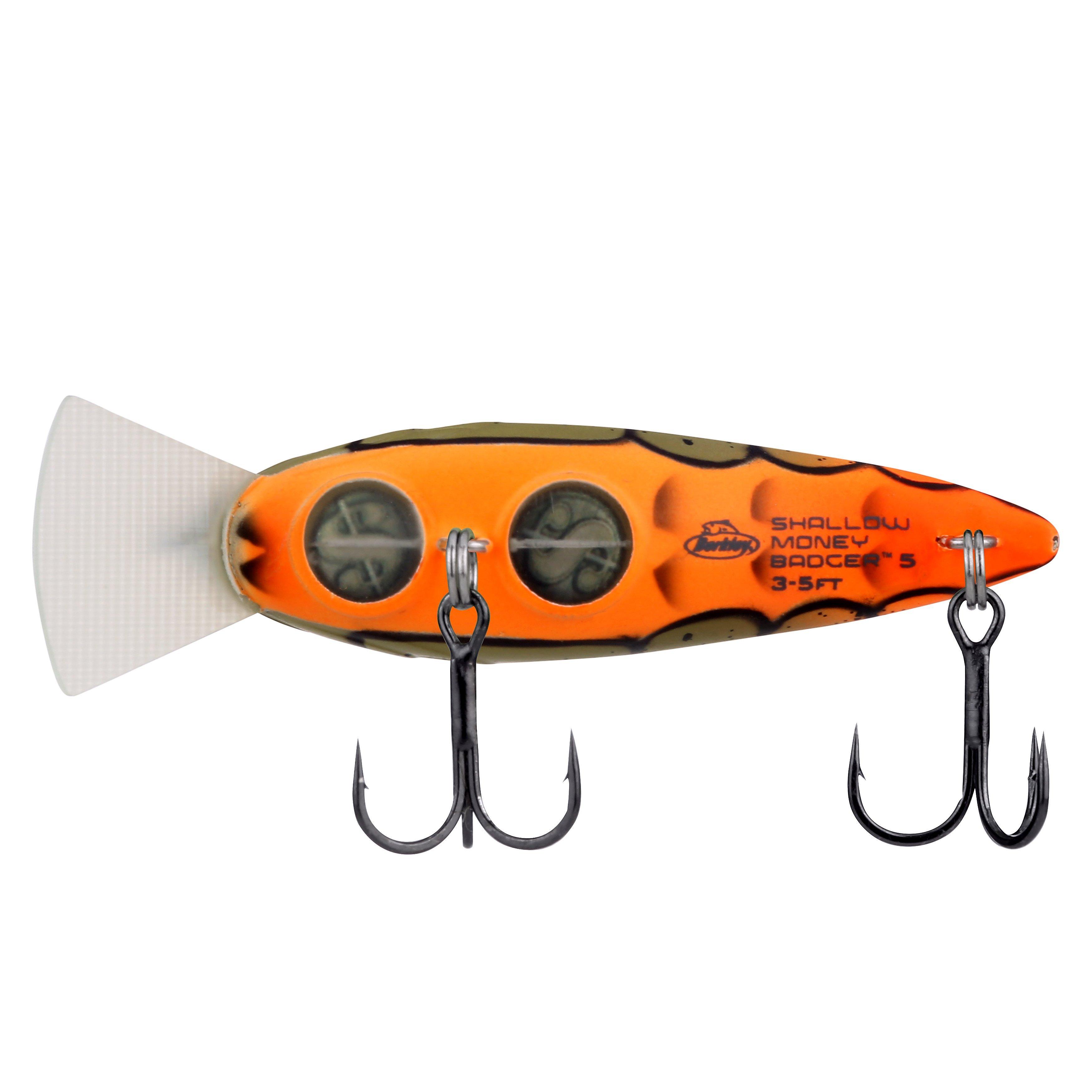 Berkley Shallow Money Badger Fishing Crankbait, 2.1 in, Hybrid Baitfish-Crayfish