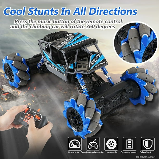 Remote Control 4wd 360 Degree Directional Dance Stunt PVC Climbing Car
