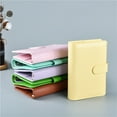thumbnail image 3 of Macaron Color A5 A6 6 Ring Binder PU Clip-on Notebook Leather Loose Leaf Notebook Cover Notebooks Journal Kawaii Stationery, 3 of 5