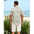 thumbnail image 5 of COOFANDY Mens Tropical Shirts Short Sleeve Button Down Shirts Untucked Hawaiian Shirts for Men, 5 of 6