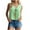 Green, variant on Youyipin Womens Tank Tops Women's Summer Two Piece Sets Vacation Outfits Matching Short Sets Tie Front Linen Gingham Vest And Shorts Going Out Tops