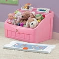 thumbnail image 7 of Step2 2-in-1 Pink Toy Storage Box & Art Lid Plastic Toy Chest, 7 of 7