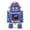 G1-Blue, variant on Red Tin Robot Robots Retro Metal Wind Up Toy with Clockwork Mechanism Vintage Decorative Figurine for Collectors Desk Display Home Office Decor,Blue