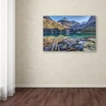 thumbnail image 3 of Trademark Fine Art 'Lake O'Hara Mountain Haven' Canvas Art by Pierre Leclerc, 3 of 3