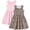 Pink Leopard, variant on 2-Pack Girls' Dresses Sleeveless Summer Dress Casual Sundress For Toddler Girl 2-6T