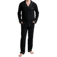 thumbnail image 1 of GIVEITPRO -100% Cotton Jersey Knit, Men's Long Button-Down Sleepwear Pajama Set, 1 of 6