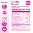 thumbnail image 6 of Pink Stork Fertility Supplements for Women: Vitex, Inositol, Folate, Zinc, Vitamins - 60 Gluten-Free Capsules, 6 of 8