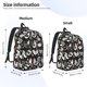 thumbnail image 2 of Easygdp Laying Hens And Roosters Mochila de Lona Resistente para Laptop, Compatible con Laptops de 15 a 17 pulgadas, Ideal para Escuela, Trabajo y Viajes-Medium, 2 of 5