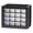 Black, variant on IRIS 16 Drawer Stackable Storage Cabinet for Hardware Crafts, White - Small Organizer Utility Chest