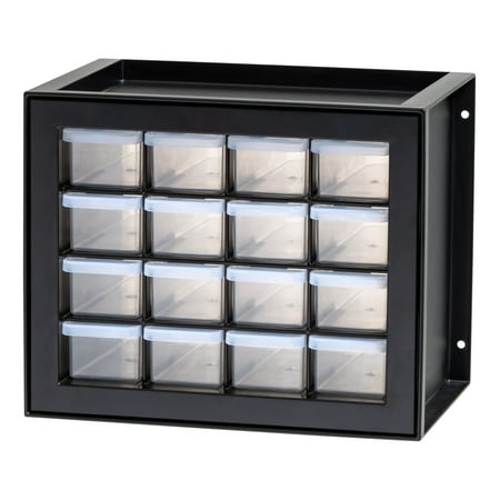 UPC 762016488660 product image for IRIS 16 Drawer Small Parts and Hardware Organize Cabinet  Black | upcitemdb.com