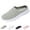 27# Green, variant on Women's Mesh Knit Mule Sneakers - Slip-on Backless Walking Shoes, Lightweight Breathable Casual Loafers, Comfortable Sporty Slides for Travel & Daily Wear,Green,36