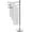 Silver-l, variant on 38 Inch Silver Metal Freestanding Towel Rack for Bathroom with 3 Swivel Arms and Sturdy Round Base