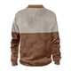thumbnail image 3 of pstuiky Camisas de manga larga abrigadas para hombre, Sudadera informal de manga larga con cuello alto y estampado de leopardo para Halloween para hombre Tops casuales para hombres s, 3 of 3