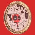 thumbnail image 2 of Womens Marvel Deadpool Cats Animated Frame Racerback Tank, 2 of 4
