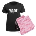 thumbnail image 5 of CafePress - Yaoibait T Shirt Women's Dark Pajamas - Women's Short Sleeve Print T-Shirt and Pants Dark Cotton Pajama Set, 5 of 7