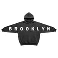 thumbnail image 6 of Bibifish Womens Hoodies "Brooklyn" Graphic Oversized Long Sleeve Hoodies With Pocket Loose Fit City Trips Street Style Urban Stylish Hooded Tops, 6 of 6