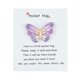 thumbnail image 1 of TQEHS Tarjeta de felicitación con forma de abrazo de bolsillo, con dije de mariposa, ideal para cumpleaños, temporada G M8K9, 1 of 6