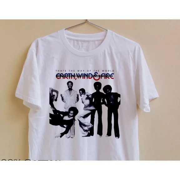 Earth Wind and Fire That's The Way of The World White T-shirt Size S-5XL